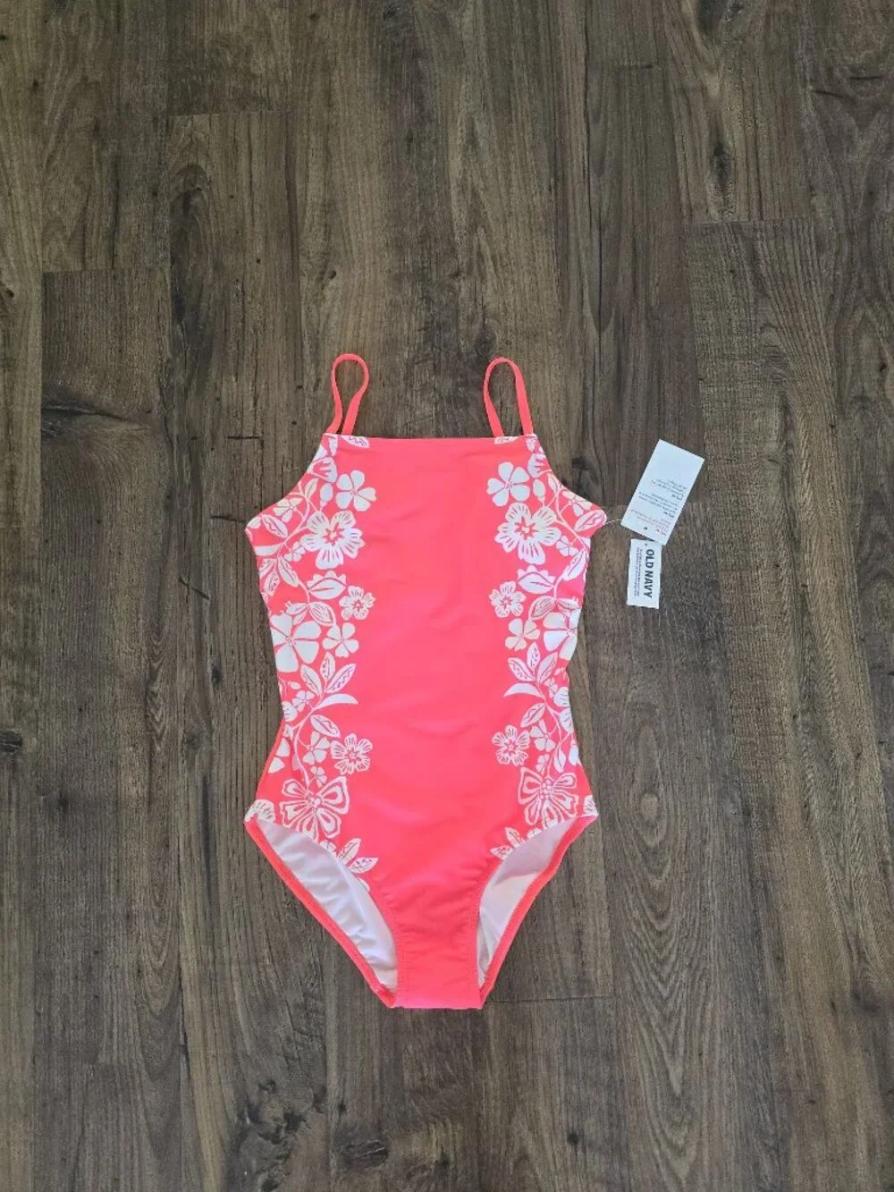 Old Navy Coral Swimsuit for Girls Size L